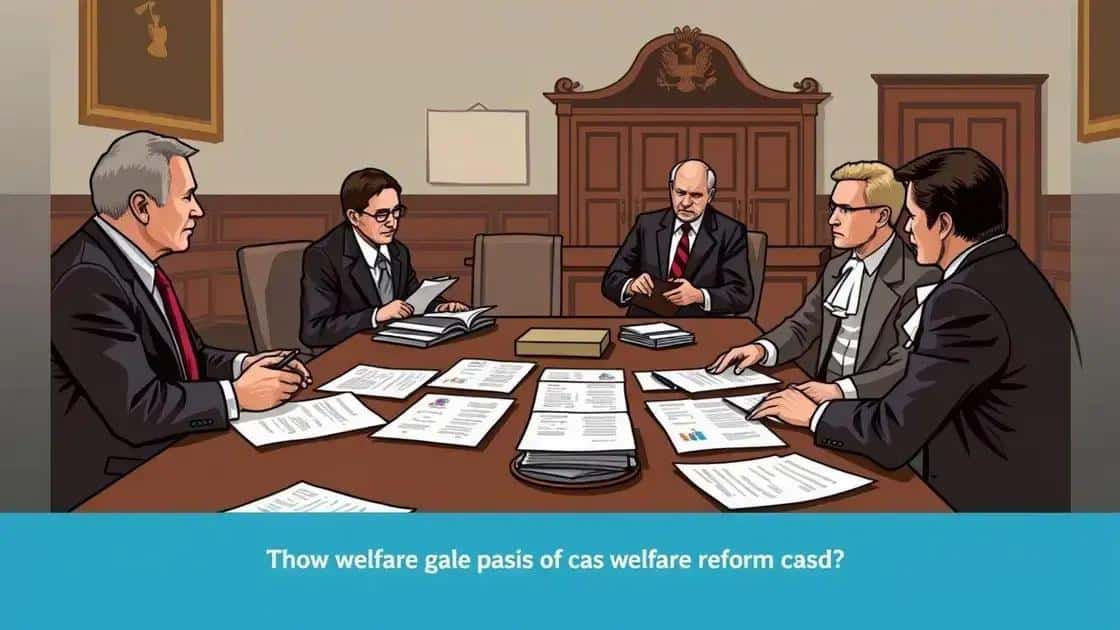 Key legal challenges facing welfare reform