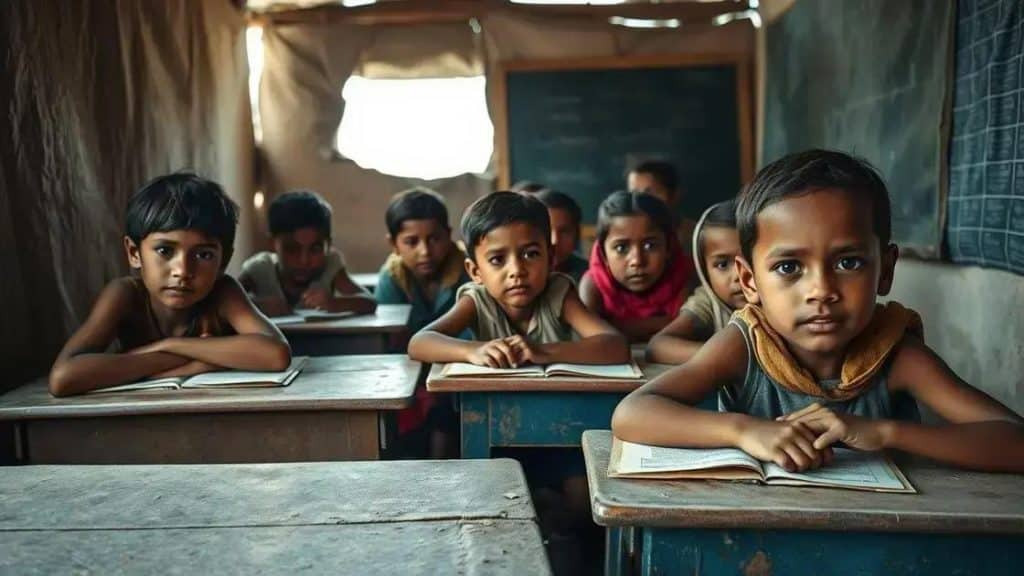 Education cuts harm displaced populations: understanding the impact