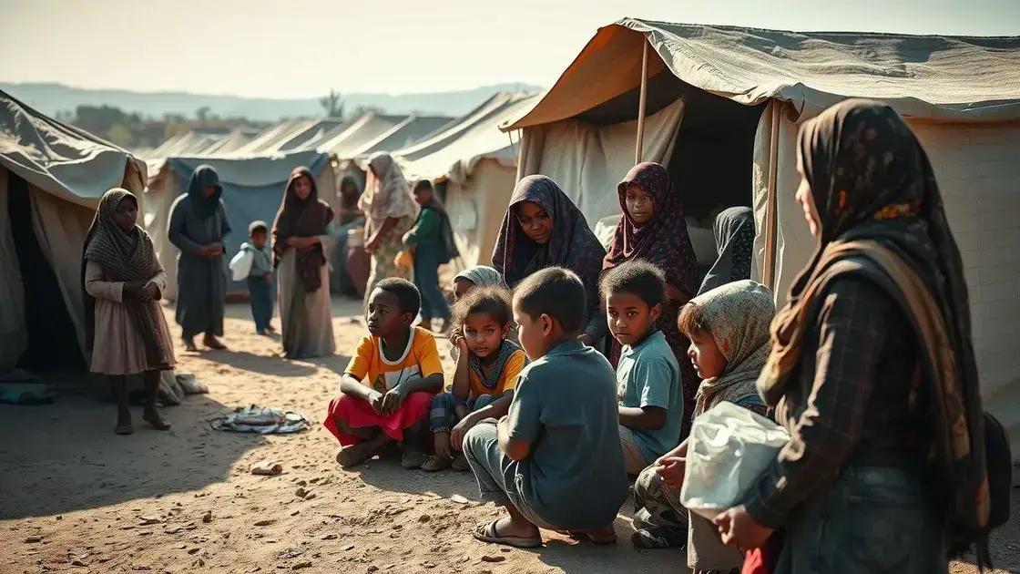 Who are the displaced populations affected?