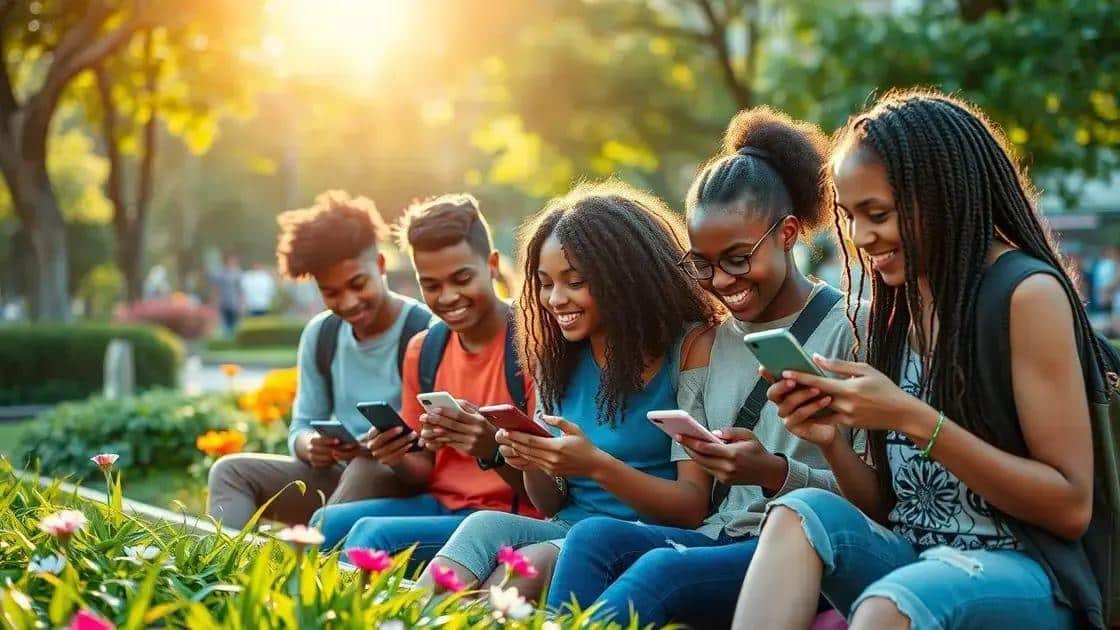 Positive effects of social media on youth