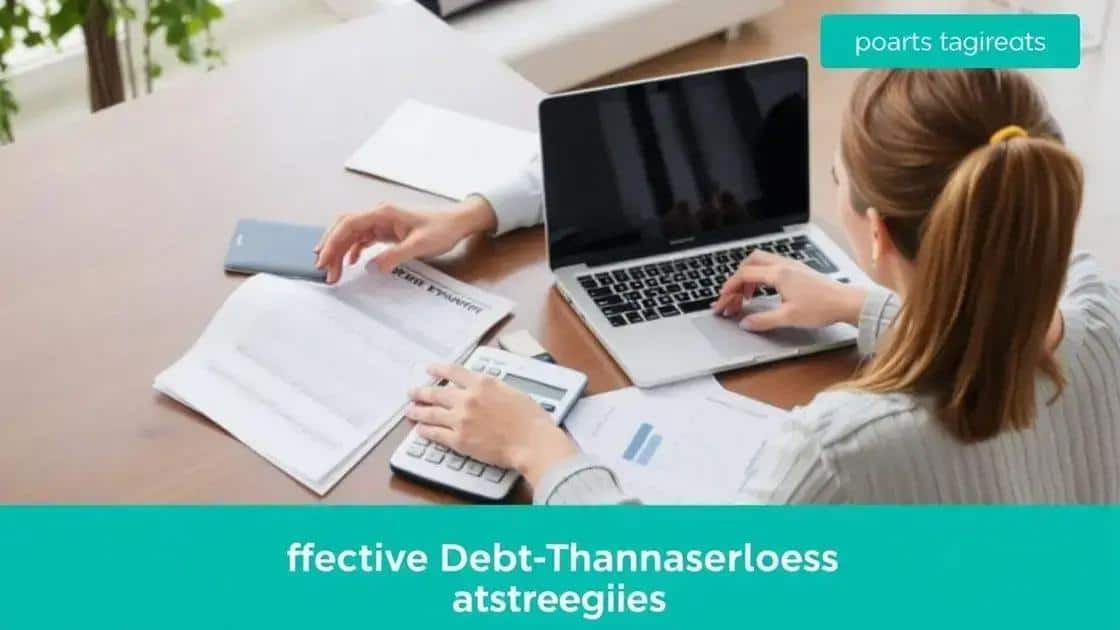 Strategies to manage personal debt effectively