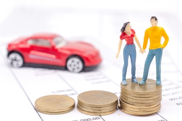 An image comparing different financing options for a car, showing a side-by-side contrast between loans, leasing, and cash purchase. Highlight the interest rates and long-term costs.