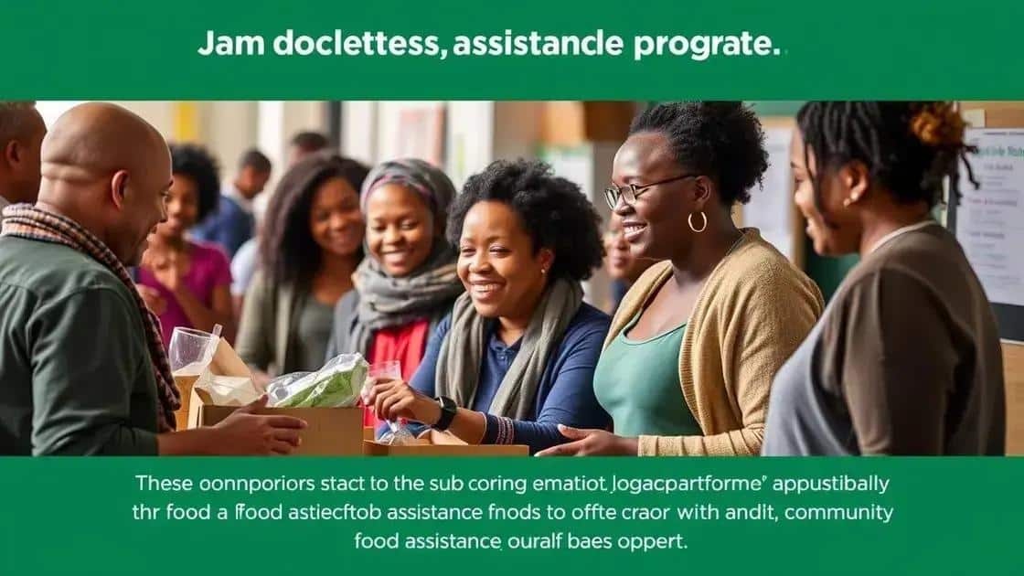 The impact of food assistance on communities