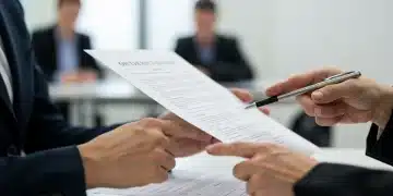 Manos revisando documento oficial sobre Reglas de Operación 2025 de programas sociales en México.