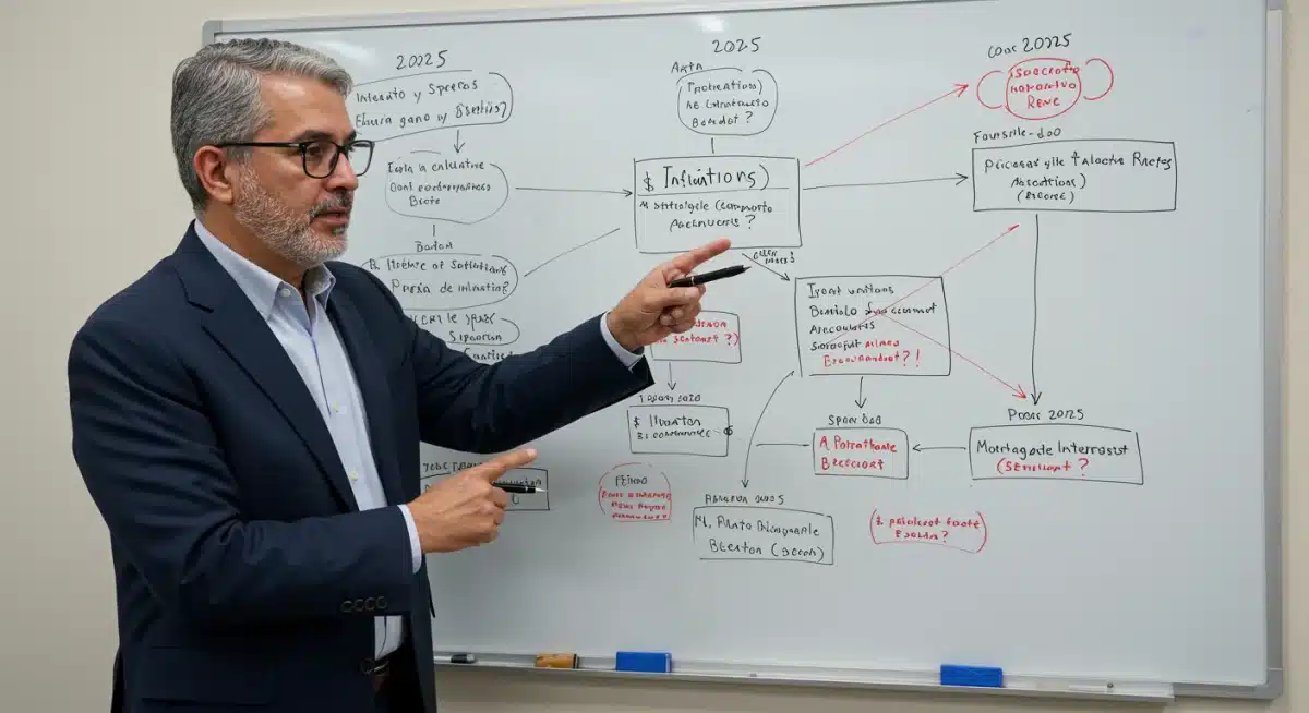 Experto financiero explicando la relación entre inflación, Banco de México y tasas hipotecarias en 2025
