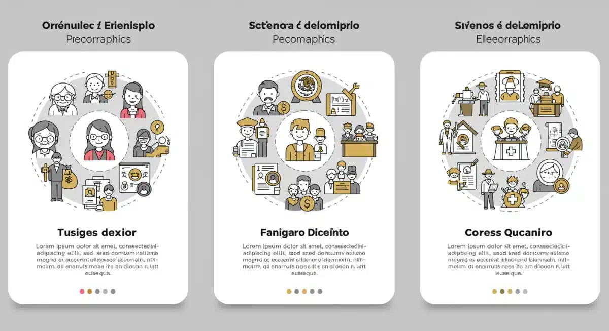 Infografía comparativa de los principales programas sociales de México con sus beneficios y requisitos.