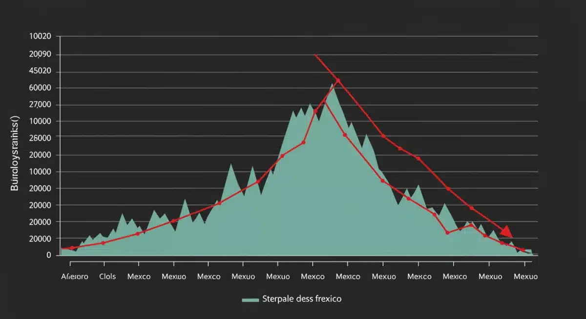 Gráfica de tendencias de tasas de interés hipotecarias en México 2023-2026