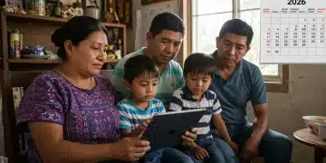 Familia mexicana analizando el impacto de la inflación en sus apoyos de programas sociales para 2026.