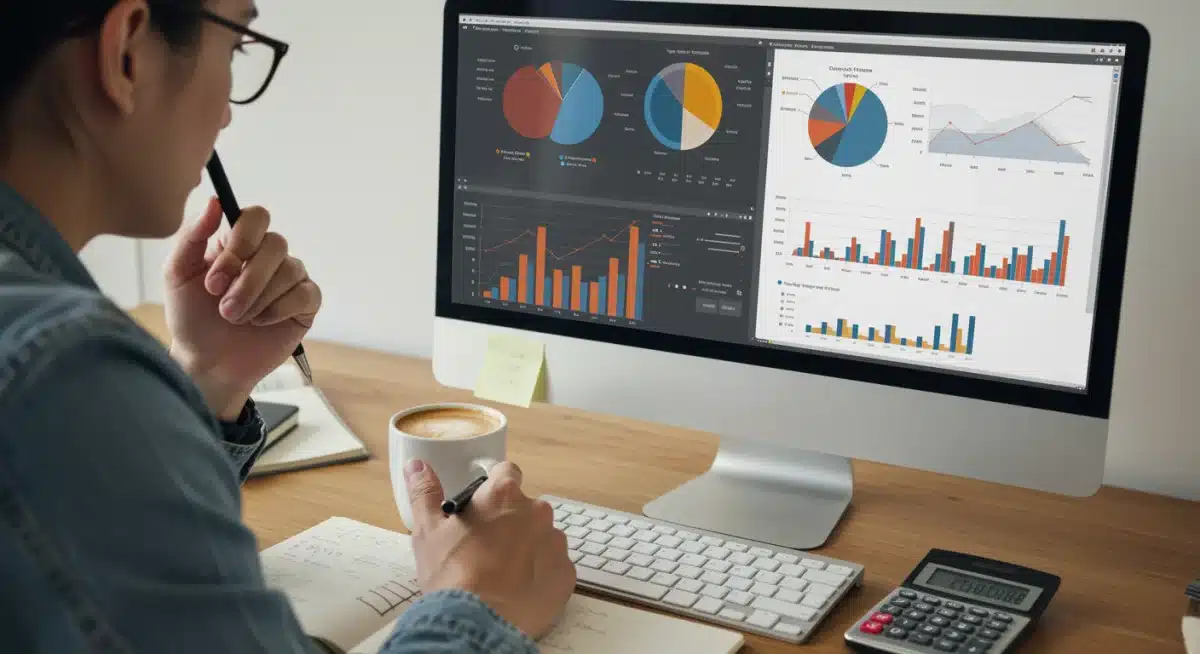 Persona analizando proyecciones financieras y planes de ahorro para el retiro.