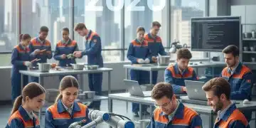 Jóvenes participando en capacitación laboral con el programa Jóvenes Construyendo el Futuro, preparándose para los cambios de 2026.
