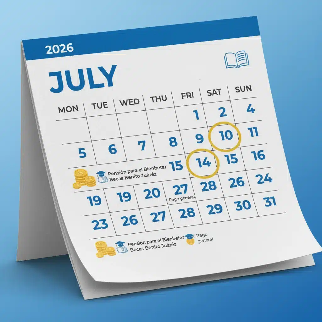 Calendario Oficial Pagos 2026: Pensión Bienestar y Becas Benito Juárez