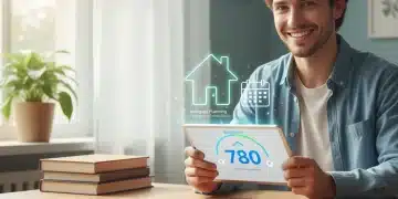 Persona mejorando su historial crediticio para crédito hipotecario 2026